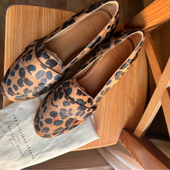 NWTB SEZANE Michel Loafers Leopard Size 38 🐆 - Picture 4 of 9
